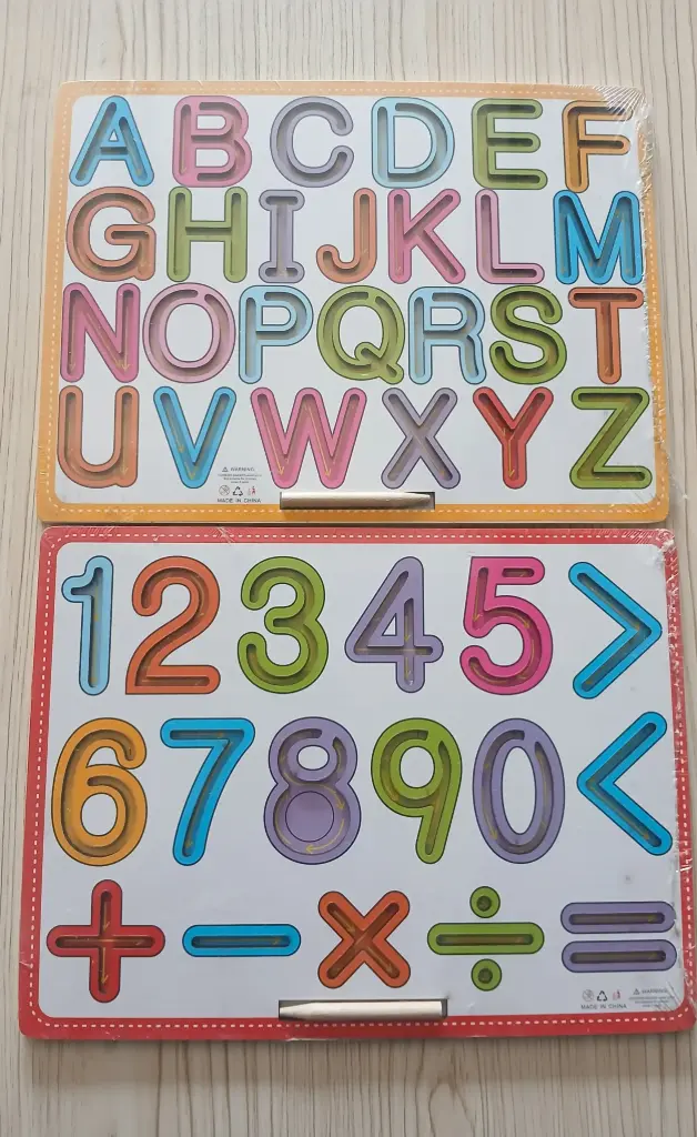 Alphabet /Number Tracing Board (combo)