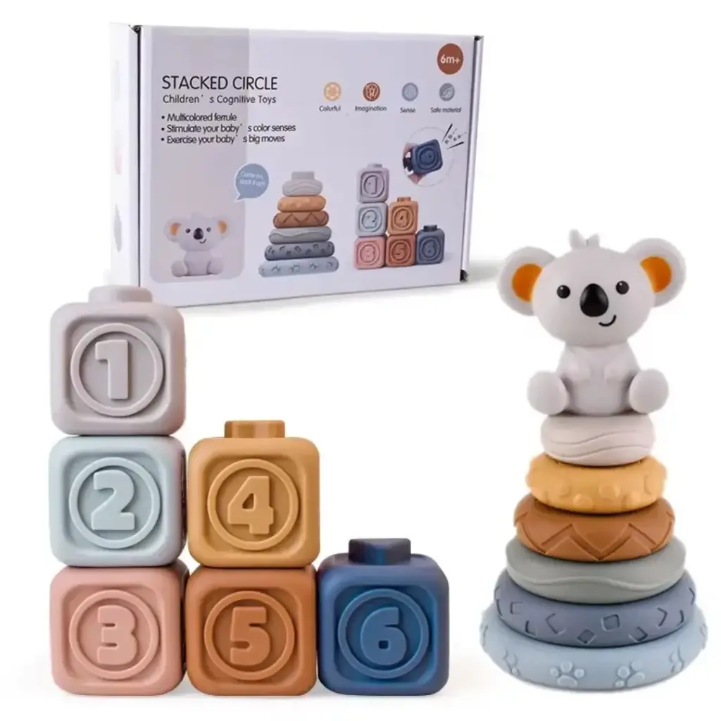 2in1 Stacking Circles & Blocks