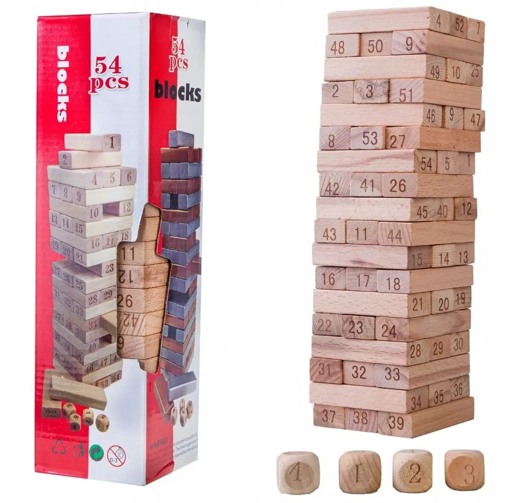 Numbered Jenga