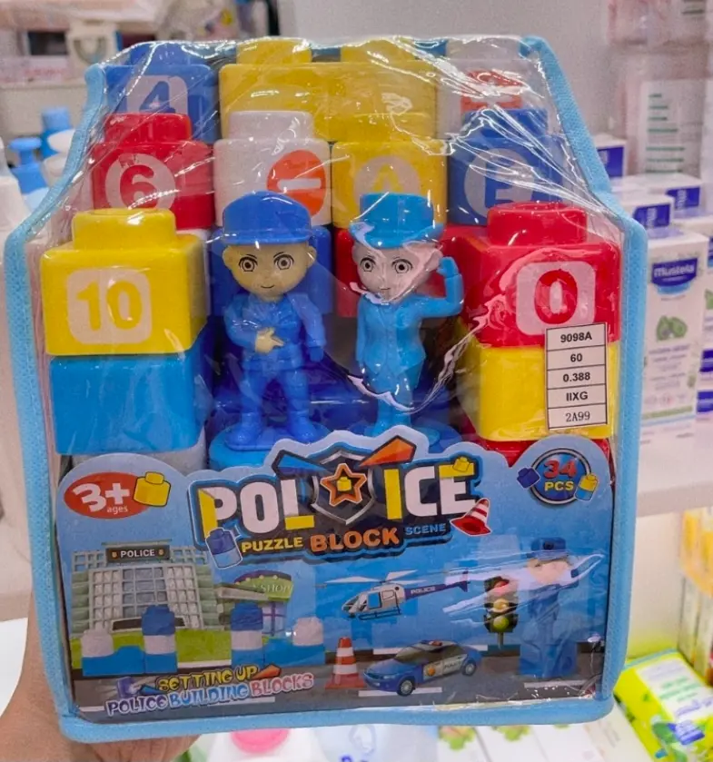 Police Puzzle Blocks (34pcs)