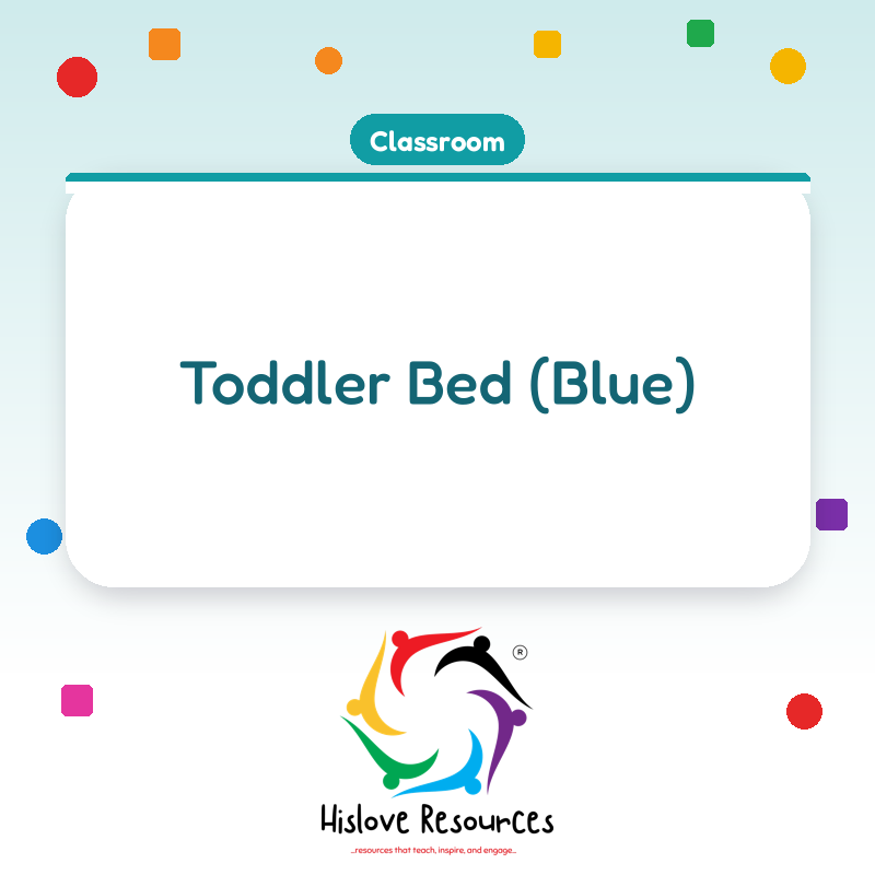 Toddler Bed (Blue)