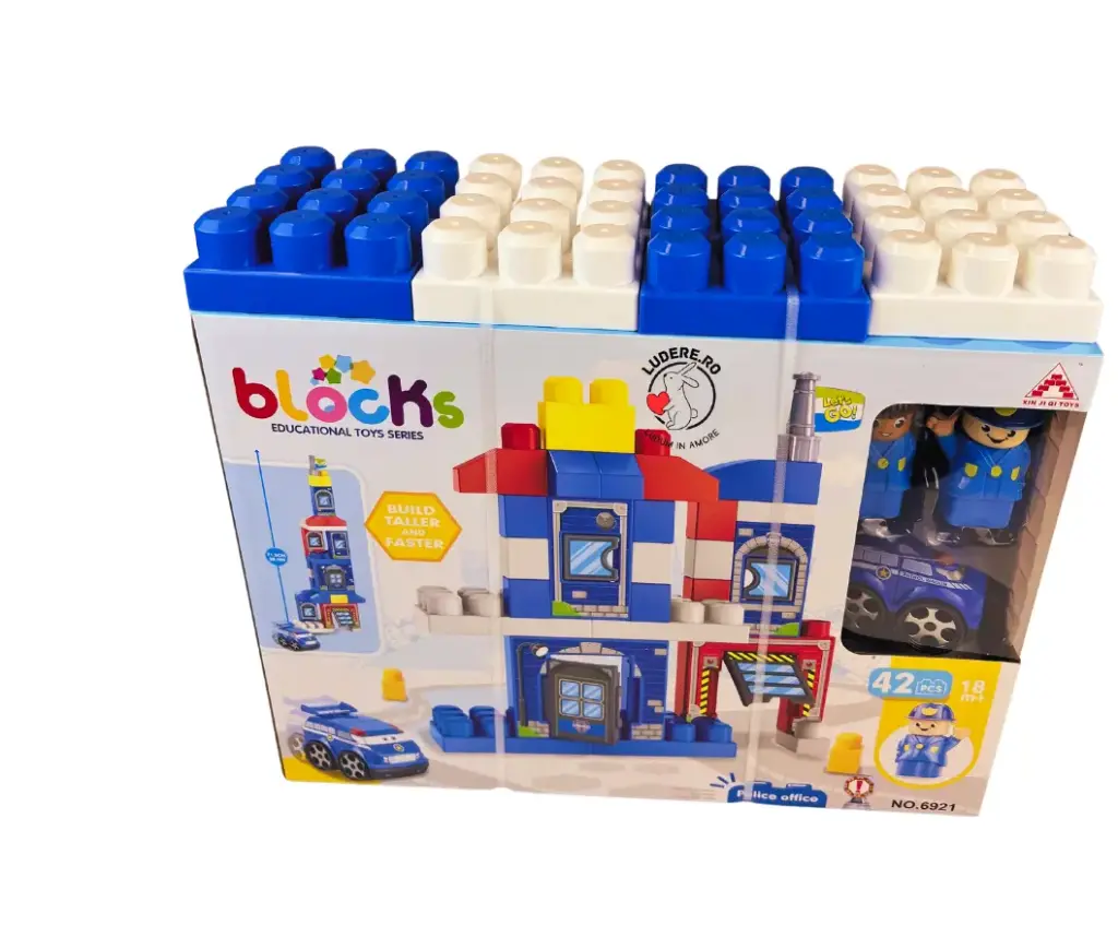 42pcs Jungle Police (Blue)
