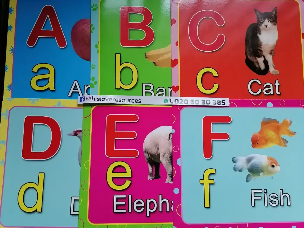 Alphabet Learning Flashcards (Cased)
