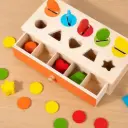 Montessori 10 Hole Coin Box