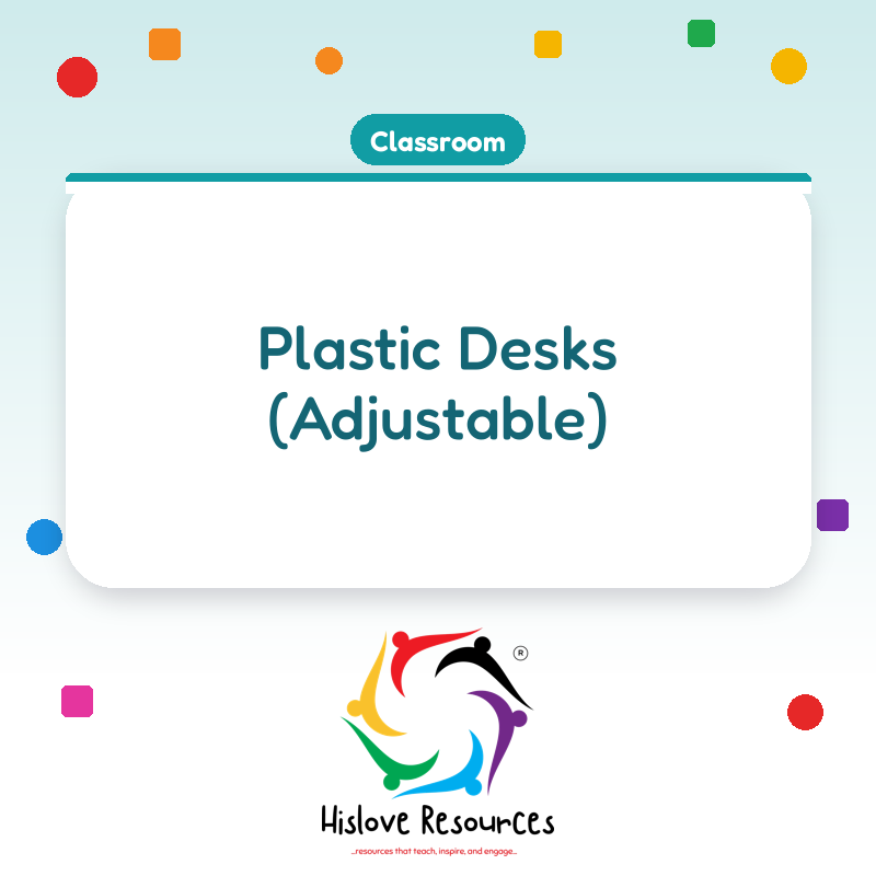 Plastic Desks (Adjustable)