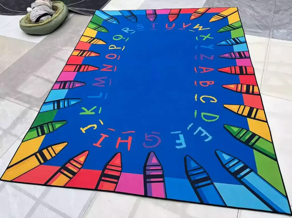 Classroom  Rug (Crayons)M/m