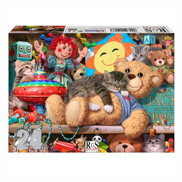 24pcs RSG Puzzle (Kitten in the Toy Cupboard)  