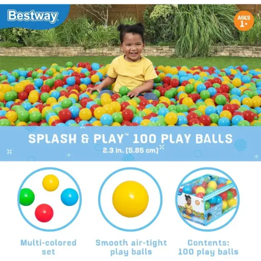 Bestway Splash & Play balls - 100pcs