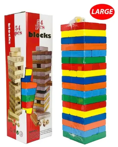 Coloured Jenga