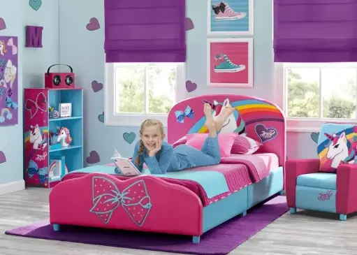 Delta Children Upholstered Twin Bed