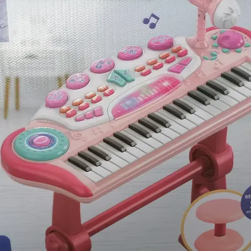Electronic Keyboard (Peach)