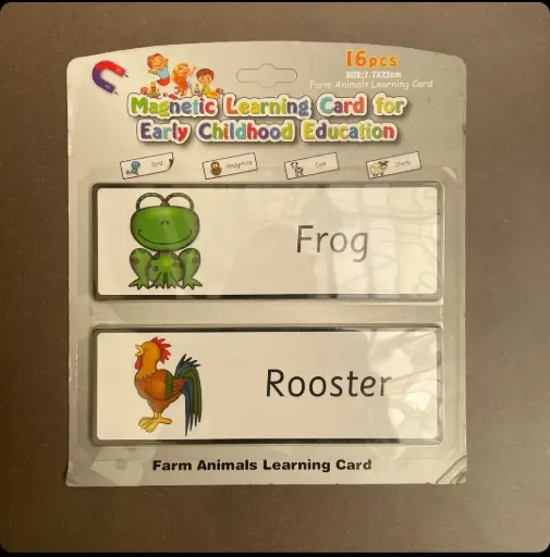 Magnetic Learning Cards (Animals)