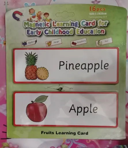 Magnetic Learning Cards (Fruits)