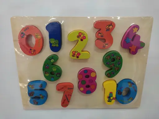 3D Number Puzzle (1-10)