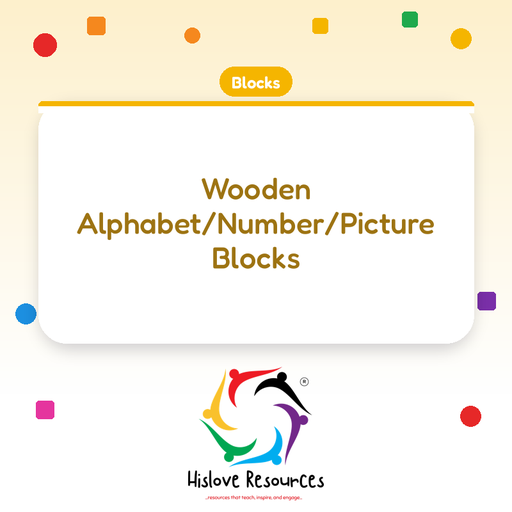 Wooden Alphabet/Number/Picture Blocks