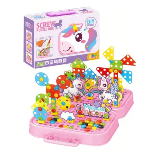 Unicorn Screw Puzzle Box